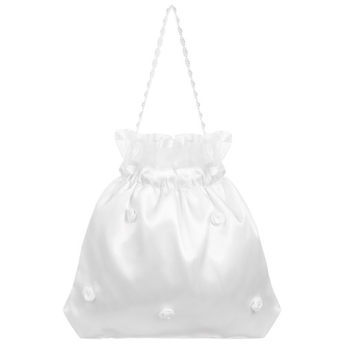 Satin flower bridesmaid - satin,