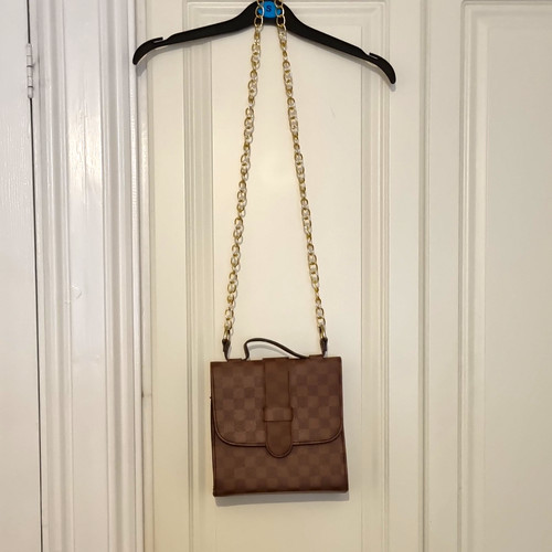 Women brown checkered - women’s,