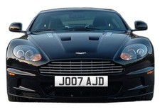 JO07 AJD - James BOND 007 Aston Martin AJD UK Private Reg Cherished Number Plate