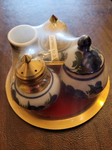 Miniature brass and ceramic - miniature,