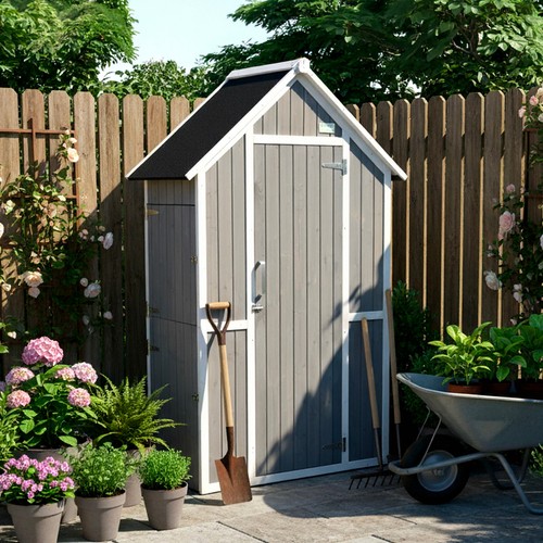 Garden tool storage shed - , by