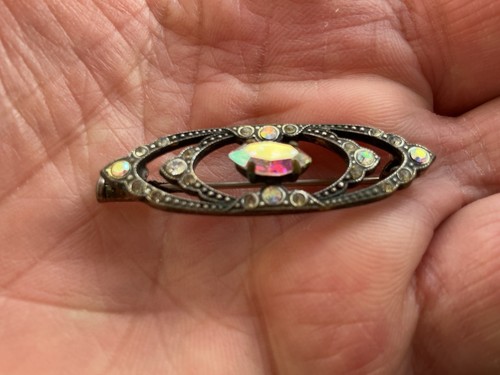 Vintage art deco rhinestone - deco,