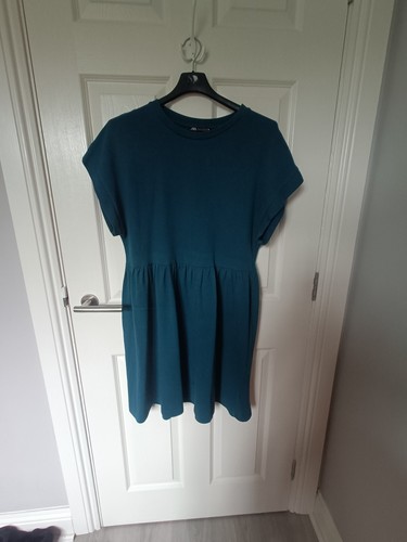 Zara turquoise cotton blend