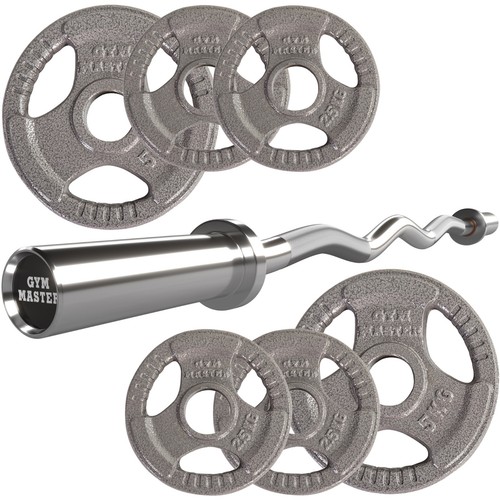 Gym master olympic curl bar - master,