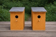 2x Bird Nest Boxes Wooden