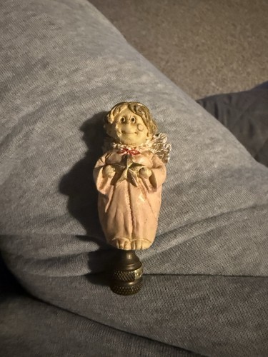 Vintage cherubic angel holding - vintage,