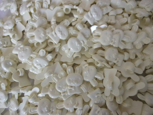 Joblot buttons baby rabbit - joblot,