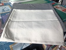 Two Sublimation Cushion Covers – Grey and Cream 100% Polyester, Heat Press