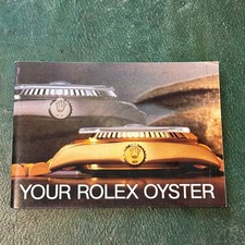 Rolex Oyster Booklet 'YOUR