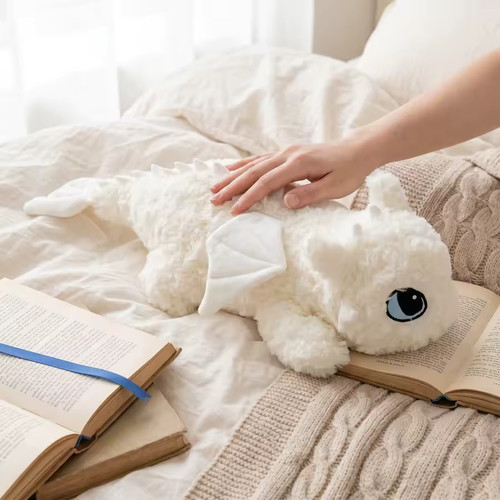 Light fury plush 40cm white - fury,