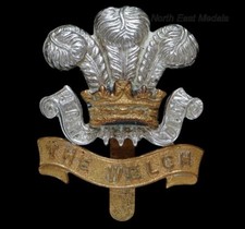 WW2 Welch Regiment Cap Badge