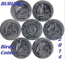 Burundi coins f.list 5 francs