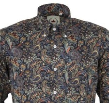 Relco Navy Shirt With Green