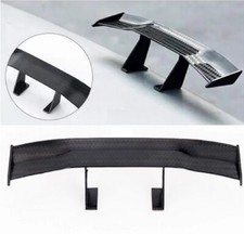 3x Universal Rear GT Wing Car Mini Novelty Funny Spoiler Carbon Fibre Style Tail