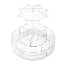 Rotating Makeup Organiser Case Cosmetic Storage Box Perfumes Display Stand Tower