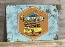Metal Surf SIgn, Vintage Surf