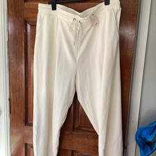 TU Ladies Cream Linen Mix