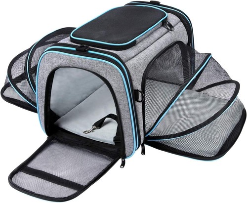 Expandable cat dog carrier bag - cat/dog,