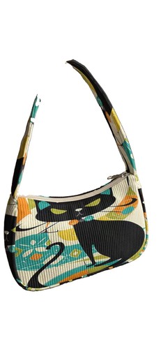 Small corduroy shoulder bag - shoulder,