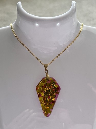Resin necklaces - resin,