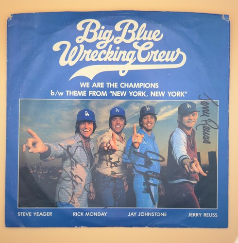 1981 dodgers signed record - 1981, la
