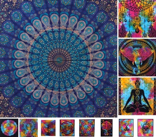 Double cotton bedspread - cotton, wall