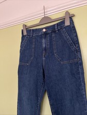 Women's M&S Denim Cargo Pant Size 10Regular