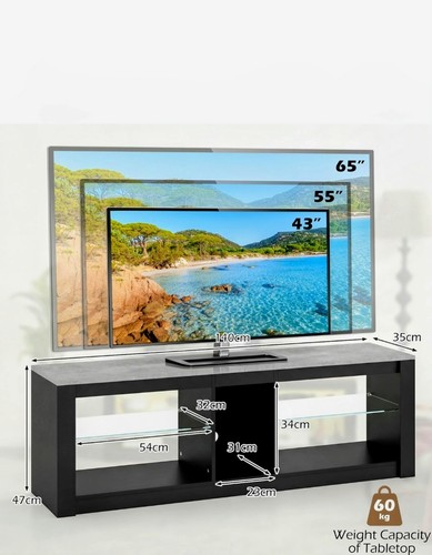 Costway led stand cabinet - tv,