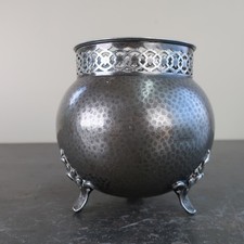 Antique Hand Hammered Pewter