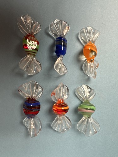 Vintage art glass sweets set - glass,