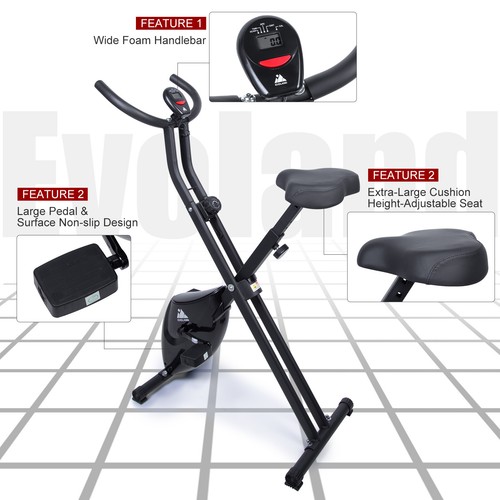 Exercise bike foldble quiet - x,