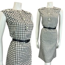 VTG 60S 70S GREY WHITE BLACK