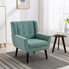 Ergonomic Velvet Accent Chair