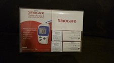 Sinocare Safe-Accu 2 Blood Glucose Meter Diabetes Test Kit - New in Box
