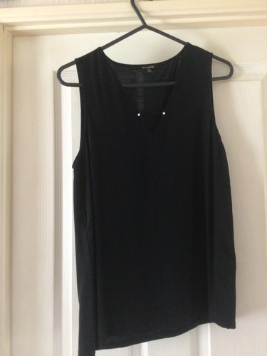 New black neck sleeveless - new,