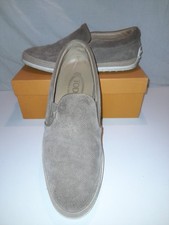 Tods Tod's Grey Suede Loafers