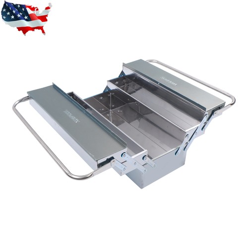 Stainless steel tool box - 18",