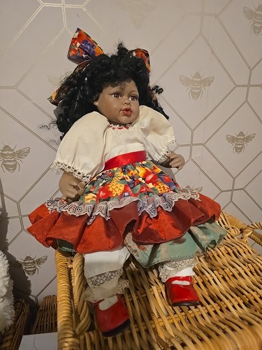 Porcelain doll - porcelain,
