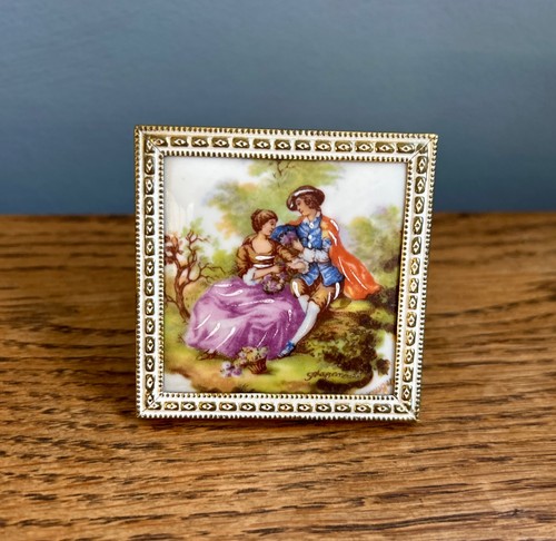 Vintage miniature picture - vintage,