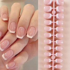 240pcs Short Square French Tip