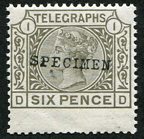 Telegraphs 1877 t6s - 1877, 6d