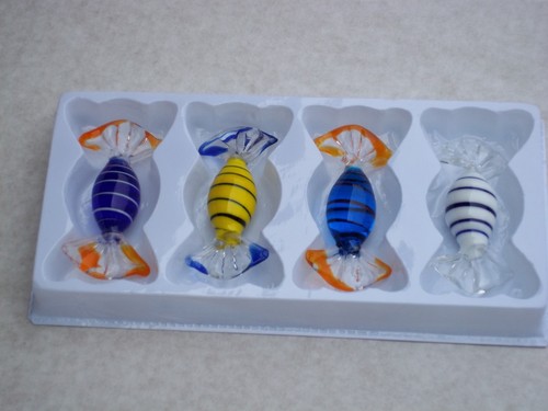 Glass sweets ornamental - x,