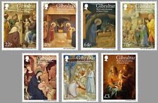 CHRISTMAS Birth & Adoration Jesus Christ Xmas Nativity Stamp Set 2018 Gibraltar