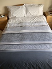 JULIAN CHARLES - MULTICOLOURED GREY MIX POLY/COTTON - KING SIZE DUVET SET