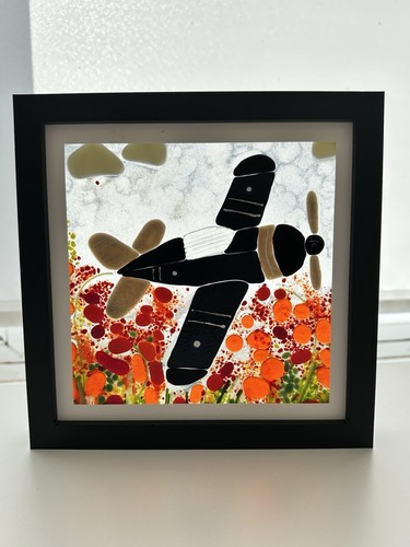 Handmade fused glass picture - handmade,