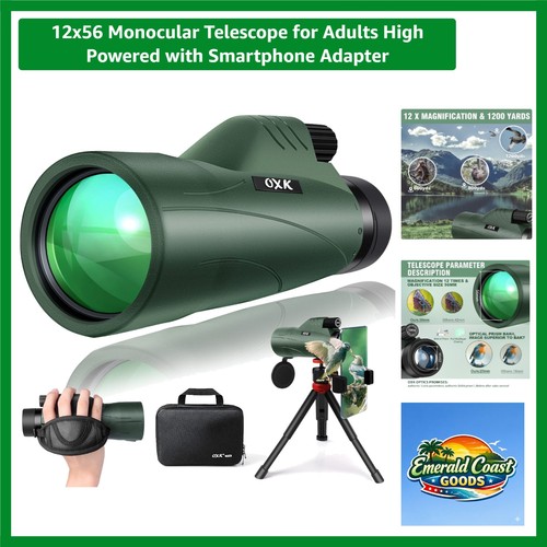 12x56 monocular telescope - monocular,