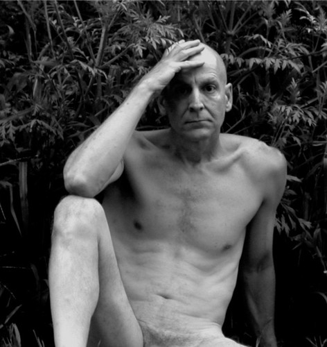 Nude male art model