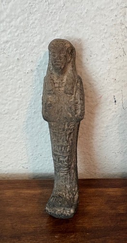 Egyptian ushabti carved stone - egyptian,