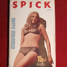 Spick  Vintage Magazines  Non Full Nudity  issues number 212