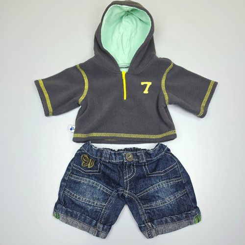 Bear factory grey fleece - bear,